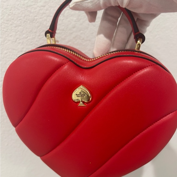 ❤️ Kate Spade Love Shack Heart Crossbody – Ruby R *Discounted Shipping* - Picture 2 of 10